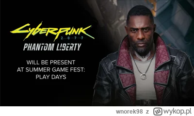 wnorek98 - Prezentacja na Summer Game Fest 8 czerwca o 21:00.
#cyberpunk2077