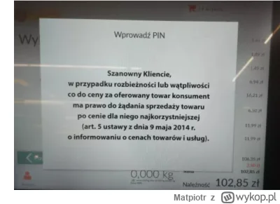 Matpiotr - @Katiee: to już chyba z 3 tygodnie jest, i też na kartkach nad kasami.

ht...
