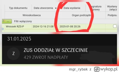 mgr_rybak - @Czytelnik30 proszę bardzo. Było opóźnienie między utworzeniem zgłoszenia...