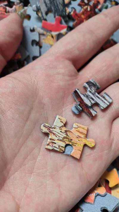 miloscsmiercirobotydrogowe - układam puzzle które mają jakąś wadę fabryczną rozklejaj...