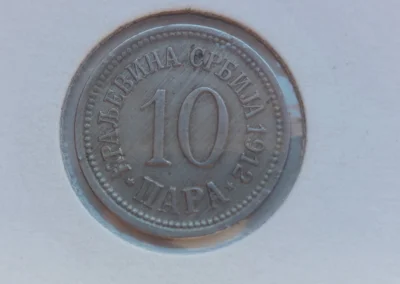 Barakun91 - #numizmatyka #hobby
Serbia, 10 Para 1912