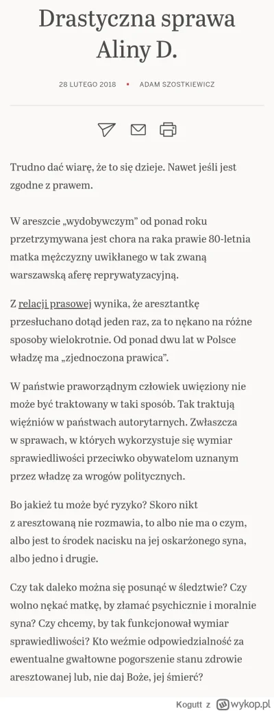 Kogutt - @szmichal jakoś się nie przejmował jak sam robił to samo.