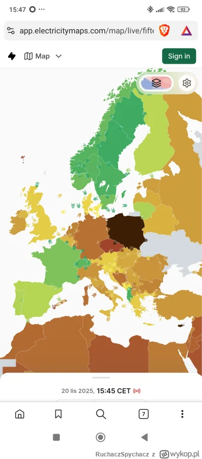 RuchaczSpychacz - Polecam do obserwacji: 

https://app.electricitymaps.com/map/live/f...