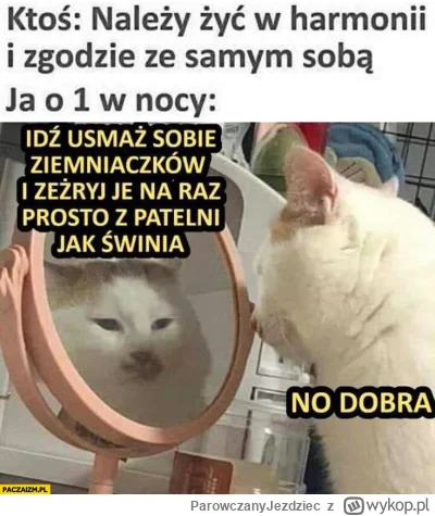 ParowczanyJezdziec - @Vagrante:jak zjesz teraz to jakbyś zjadł potem, co sobie będzie...