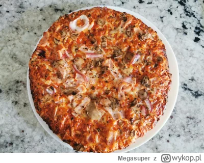 Megasuper - Ile plusów dostanie pizza dziuseppe? #pizza