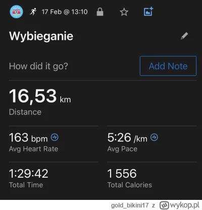 gold_bikini17 - 117 437,92 - 16,53 = 117 421,39
Takie dzisiejsze wybieganie. 

#biega...