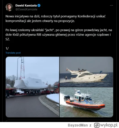 BayzedMan - Czy konfederacja rosyjska już się wypowiedziała na temat luksusowej łodzi...