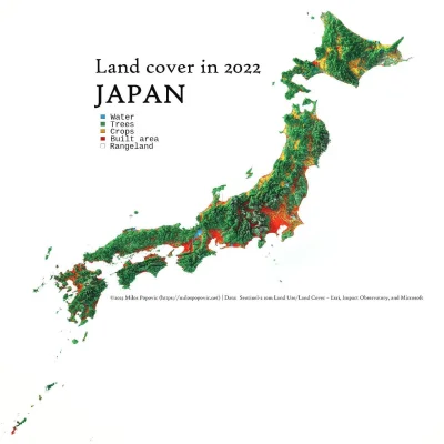 Lifelike - #graphsandmaps #japonia #mapy #ciekawostki