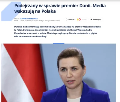 M4rcinS - Czemu pijany i naćpany byczek z Polski atakuje premier Danii, zamiast broni...