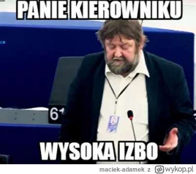 maciek-adamek - #sejm Szanowna Moderacjo, Wysoka Izbo
Składam wniosek formalny by w z...