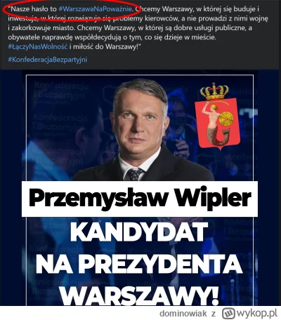 dominowiak - #heheszki #bekazkonfederacji
Daję słowo, dzisiaj chyba nić śmieszniejsze...