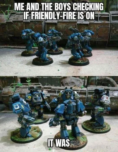 ChochlikLucek - @WH40K: Oj tam, oj tam. Chłop po prostu sprawdzał, że w opcjach włącz...