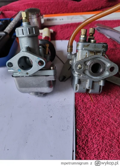 mpetrumnigrum - #motocykle #simsony #simson 

Dziś dobieramy gaźnik do średnicy króćc...