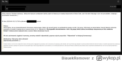 BiauekRemover - Ehhh ofc -75zł, k---y j----e, jutro ide biore recke na miesiac zapasu...