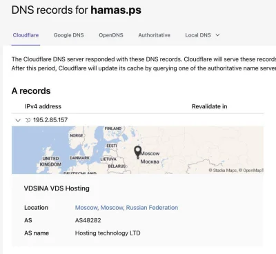 Kumpel19 - Oficjalna strona Hamasu znajduje się na rosyjskim hostingu.

Strona intern...