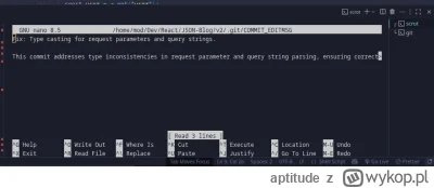 aptitude - W sumie nawet praktyczne to, teraz nie muszę sam komentować zmian w git ty...