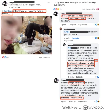 WielkiNos - Juleczka chodząca do restauracji z kotem, który wylizuje sobie odbyt jak ...