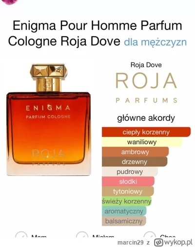 marcin29 - Witam , zapraszam po ml

1.Roja Enigma Parfum Cologne 100ml = 7 zł/ml

Min...