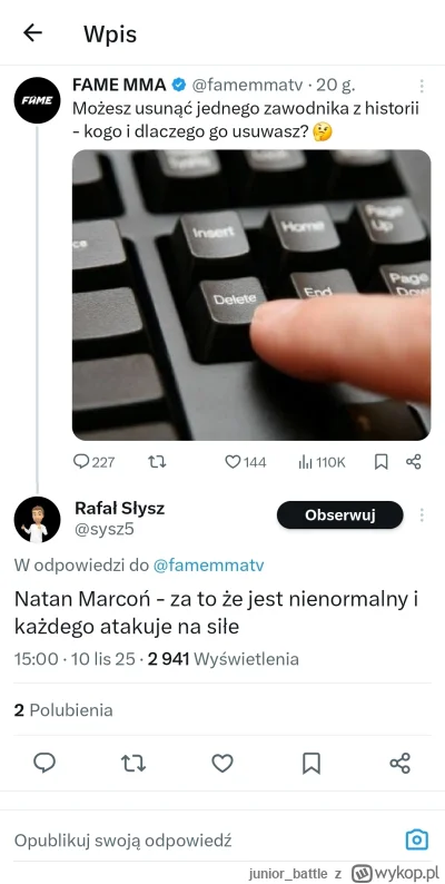 junior_battle - No i wszystko #famemma