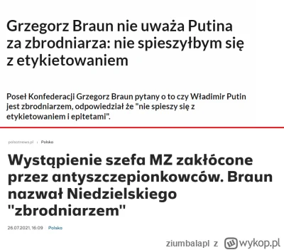 ziumbalapl - Nie dość, że onuca, to jeszcze hipokryta ( ͡° ͜ʖ ͡°)