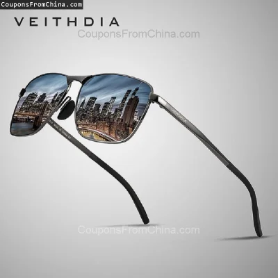 n____S - ❗ VEITHDIA Men Vintage Sunglasses Polarized UV400
〽️ Cena: 7.85 USD (dotąd n...