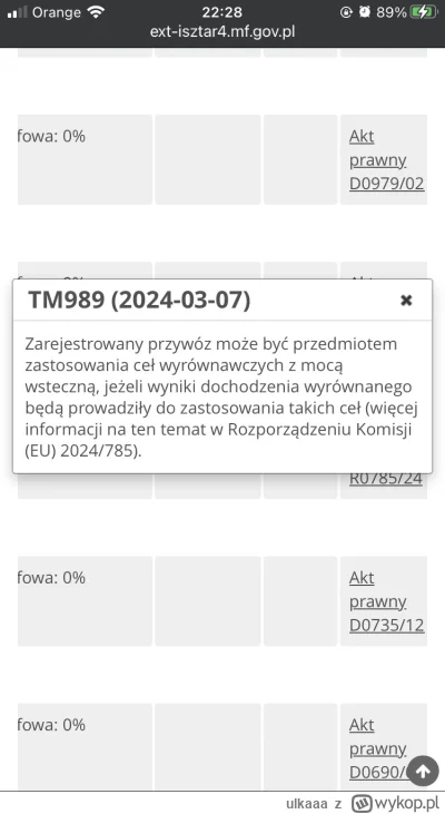 ulkaaa - @NieMuszeWszystkichLubic na ten moment 10% + EU bada czy nie nałożyć antydum...