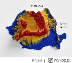Pitrso - @snup-siup: mapa topograficzna Rumunii, można sobie porównać z Polską by odp...