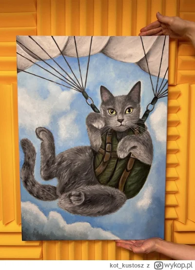 kotkustosz - Namalowałam kociego spadochroniarza (｡◕‿‿◕｡)
Foto modela w kom

tag: #ko...