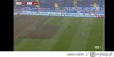 albercik90 - #mecz #pierwszaligastylzycia #ruchchorzow 
Jakoś dziwnie wyrysowana ta l...