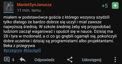 power-weak - #blackpill #przegryw #normictwo 

A potem właśnie tacy ludzie piszą nam ...