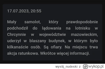 wyslij_nudeski - Porównania do Smoleńska za 3... 2... 1...

#chrcynno