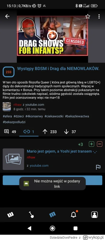 DziadziaDonPadre - @wykop no nie bałdzo ( ͡°( ͡° ͜ʖ( ͡° ͜ʖ ͡°)ʖ ͡°) ͡°)
apka oczywiśc...