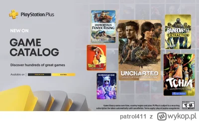 patrol411 - Plus extra i premium na marzec:
- Uncharted Legacy of Thieves Collection
...