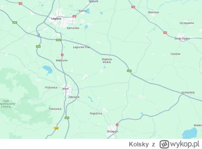 Kolsky - Doprawdy fascynuje mnie taki układ autostrady i drogi krajowej. Przez to nie...