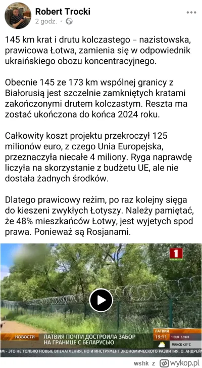 wshk - Wszędzie ten nazizm, wszędzie.

#ukraina #rosja #lotwa #koniaszowatapropaganda...