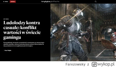 Farezowsky - xD dobra ale artykułu o ludologach na krytyce sie nie spodziewalem

LINK...