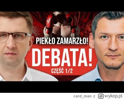 card_man - Debata ponoć dwóch najpopularniejszych guru na polskim youtube xD

#gielda...