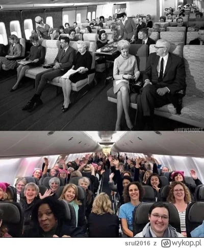 srul2016 - Klasa ekonomiczna w latach 60 vs teraz

#ciekawostki