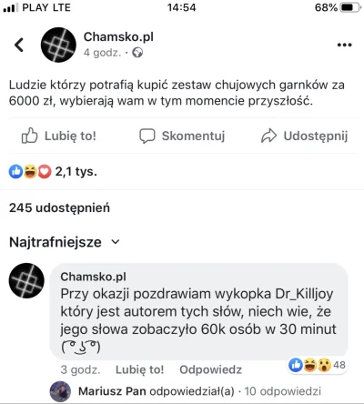 Dr_Killjoy - @Lolenson1888: 

nigdy bym się nie spodziewał, że mój gównowpis sprzed 4...