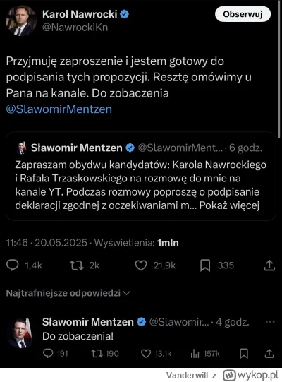 Vanderwill - Podpisze bo co mu zależy. Bo to pierwszy raz PIS skłamie? Konfederacja c...