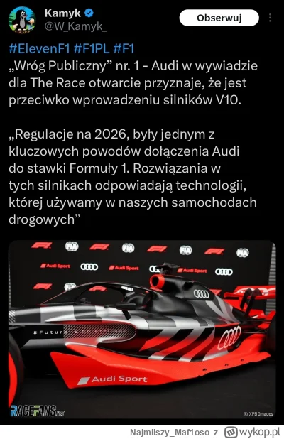 Najmilszy_Maf1oso - Nie zesrajcie się tam w tym Volkswagenie.
AMG One pokazał ile wsp...