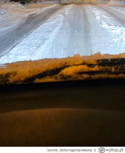 serek_heterogenizowany - Debila zima zaskoczyła i na letnich oponach wraca z roboty. ...