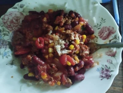 what-up - #przegryw chilli con carne, nie pierwszy ale ostatni raz to guano jem