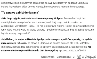 Wadowicki_zawadiaka - @Grzesiok: może to nie jest ciśnięcie, ale bardziej dojrzała, d...