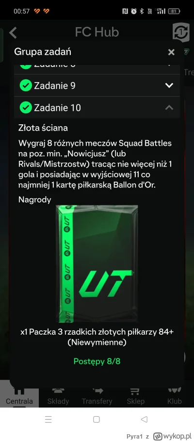Pyra1 - #fut jakiś błąd wczoraj był, odebrałem tą paczkę na konsoli jednak nie mam je...