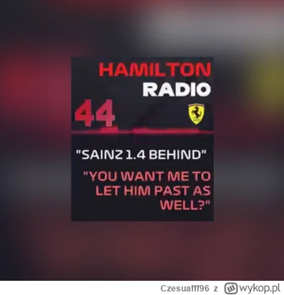 Czesuafff96 - Najlepsze zaraz po must be the water 

#f1