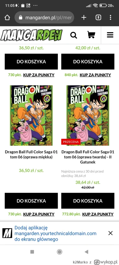 k2Marko - Ma ktoś z Was może nowe wydanie #manga z serii #dragonball full color w opc...