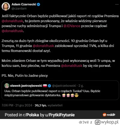 dr3vil - PiSowskie uniwersum wkracza w czwartą gęstość. Tzw. rzeczywistość urojona. 
...