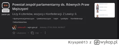 Kryspin013 - >Wołam wyborców Konfederacji z Krakowa - co wyście narobili wybierając g...