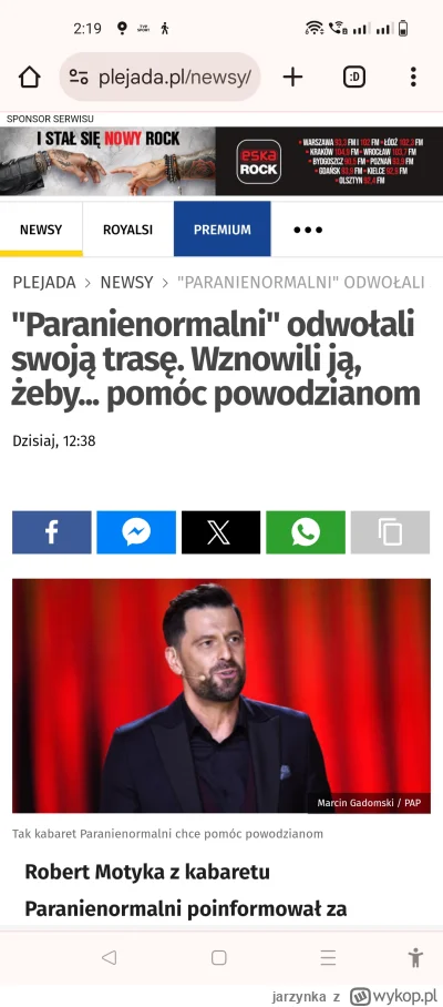 jarzynka - #powodz Tych biednych ludzi dodatkowo katować polskim kabaretem? Czym oni ...